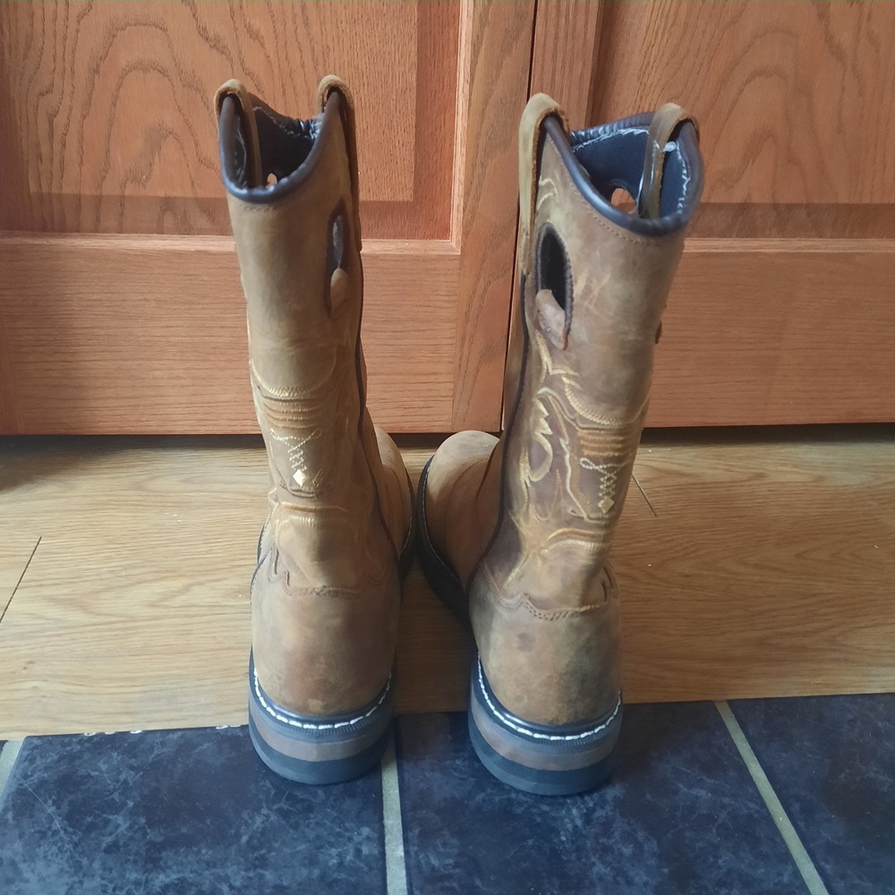 Guide Gear Mens Bandit II Conceal Cowboy Western Boot Brown Leather Size 12EE - Picture 4 of 6